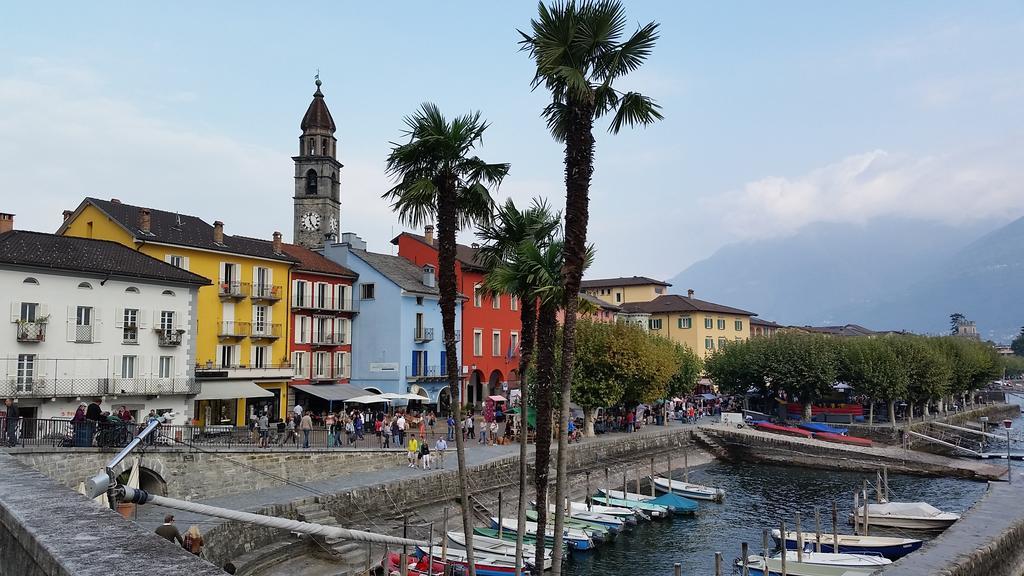Locarno, Casa Pioda - Nahe Zentrum, Mit Balkon Und Parkplatz 外观 照片